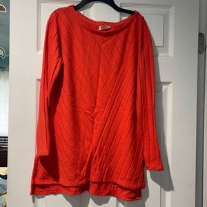 Bright orange shirt